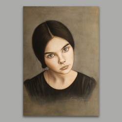 Hüzünlü Kız Portre